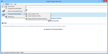 Exlade Cryptic Disk Free screenshot 3