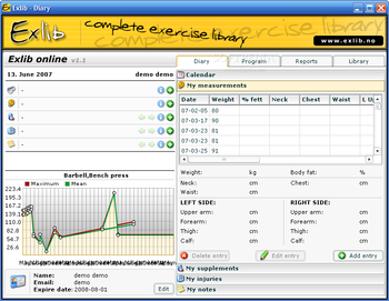 Exlib screenshot