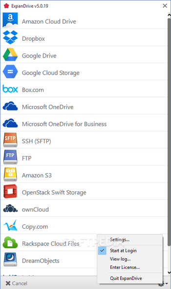 ExpanDrive screenshot
