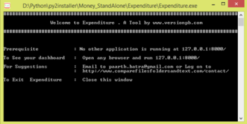 Expenditure screenshot 5