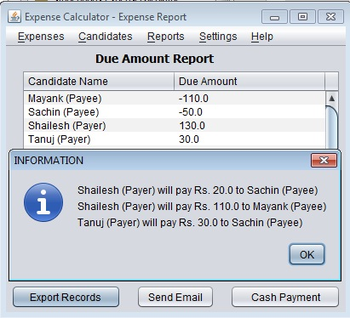 Expense Calculator screenshot 2