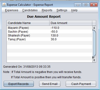 Expense Calculator screenshot 3