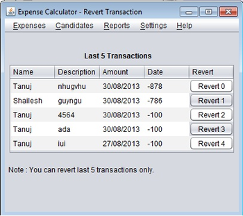 Expense Calculator screenshot 4