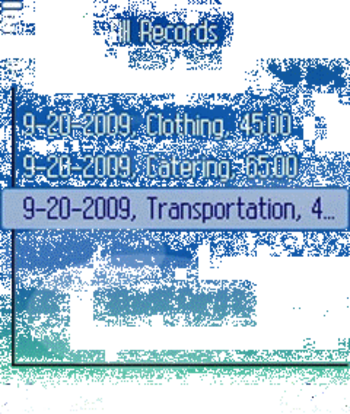 ExpenseLog for S60 E2 screenshot