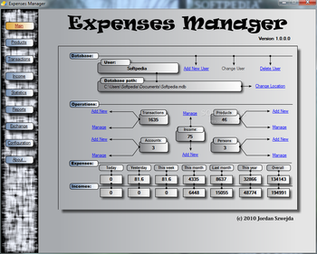 Expenses Manager screenshot