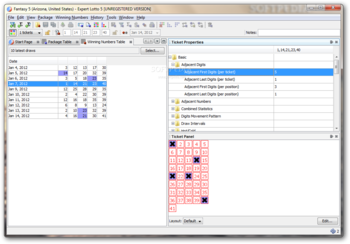 Expert Lotto Portable screenshot