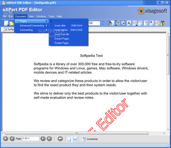 eXPert PDF Editor screenshot 2
