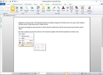 eXPert PDF Professional Edition screenshot