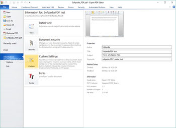 eXPert PDF Professional Edition screenshot 3
