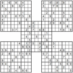 Expert samurai sudoku screenshot 3