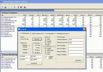 Expired Domain Sleuth screenshot 2