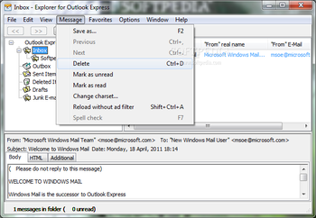 Explorer for Outlook Express screenshot 5