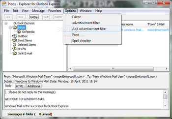 Explorer for Outlook Express screenshot 7