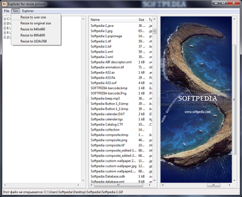 Explorer for resize picture screenshot 2