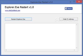 Explorer.Exe Restart Portable screenshot