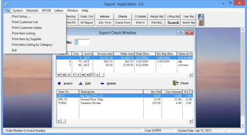 Export Documentation Manager screenshot 2
