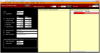 Export ERP Software screenshot