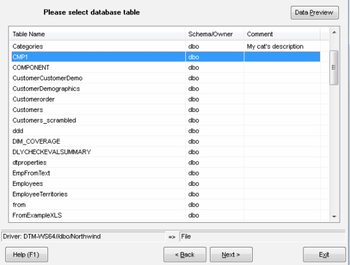 Export Table to SQL for DB2 Professional screenshot