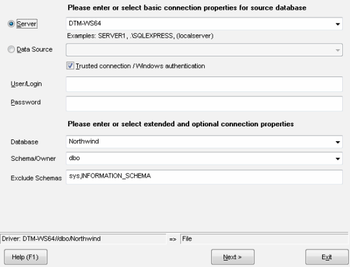 Export Table to Text for DB2 Professional screenshot