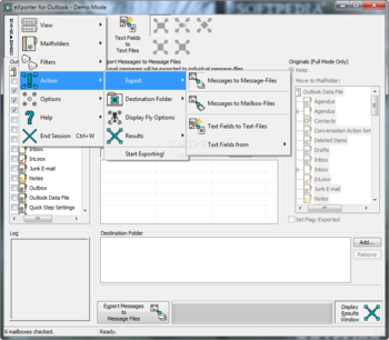 eXporter for Outlook screenshot 3