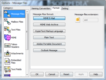 eXporter for Outlook screenshot 5