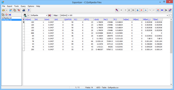 Exportizer screenshot