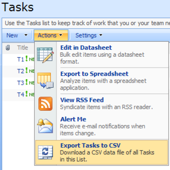 ExportZen - SharePoint List Data CSV Export screenshot 2