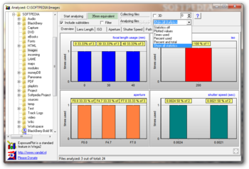 ExposurePlot screenshot 2