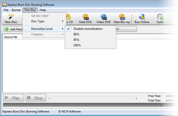 Express Burn Free CD Burning Software screenshot 3