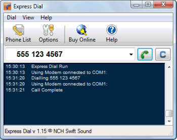 Express Dial Telephone Dialer screenshot 2