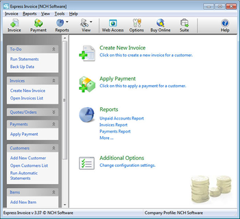 Express Invoice Plus Edition screenshot