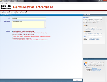 Express Migrator For SharePoint screenshot