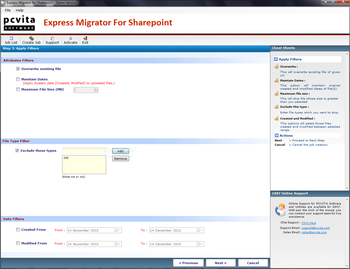 Express Migrator For SharePoint screenshot 3