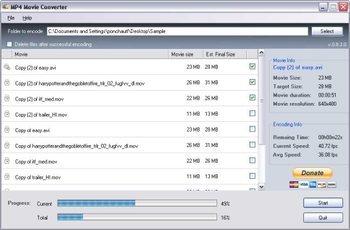 Express MP4 Movie Converter screenshot