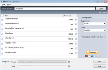 Express MP4 Movie Converter screenshot