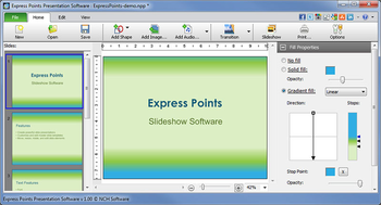 Express Points Presentation Maker Free screenshot