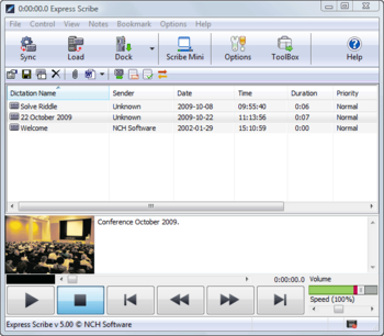 Express Scribe Transcription Player screenshot