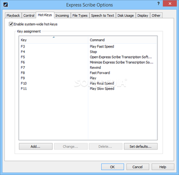 Express Scribe Transcription Software Pro screenshot 12
