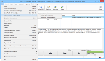 Express Scribe Transcription Software Pro screenshot 3