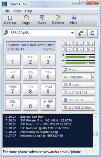 Express Talk VoIP Softphone screenshot 2