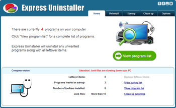 Express Uninstaller screenshot