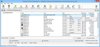 Express Zip screenshot
