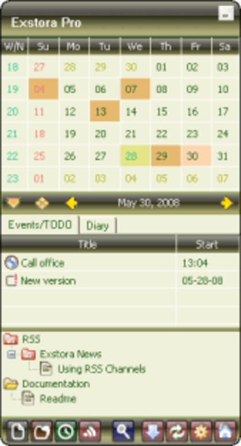 Exstora screenshot