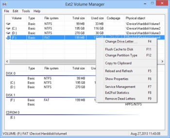 Ext2 Volume Manager screenshot 2
