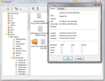 Ext2Read screenshot