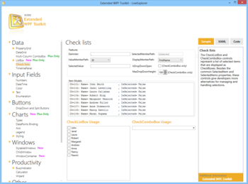 Extended WPF Toolkit Community Edition screenshot
