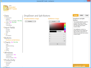 Extended WPF Toolkit Community Edition screenshot 3
