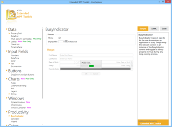 Extended WPF Toolkit Community Edition screenshot 6