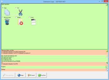 Extension Copy screenshot