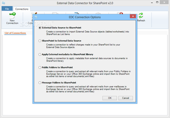 External Data Connector for SharePoint screenshot